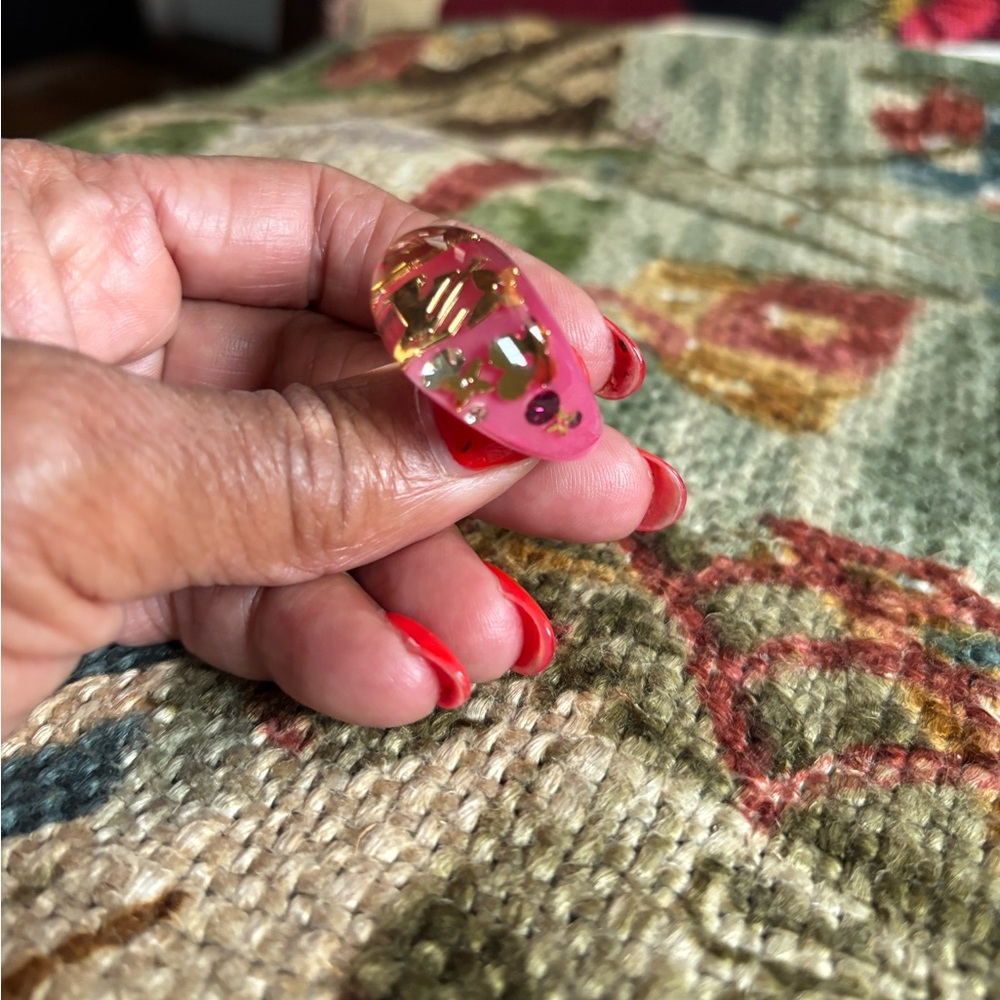 Louis Vuitton resin ring
